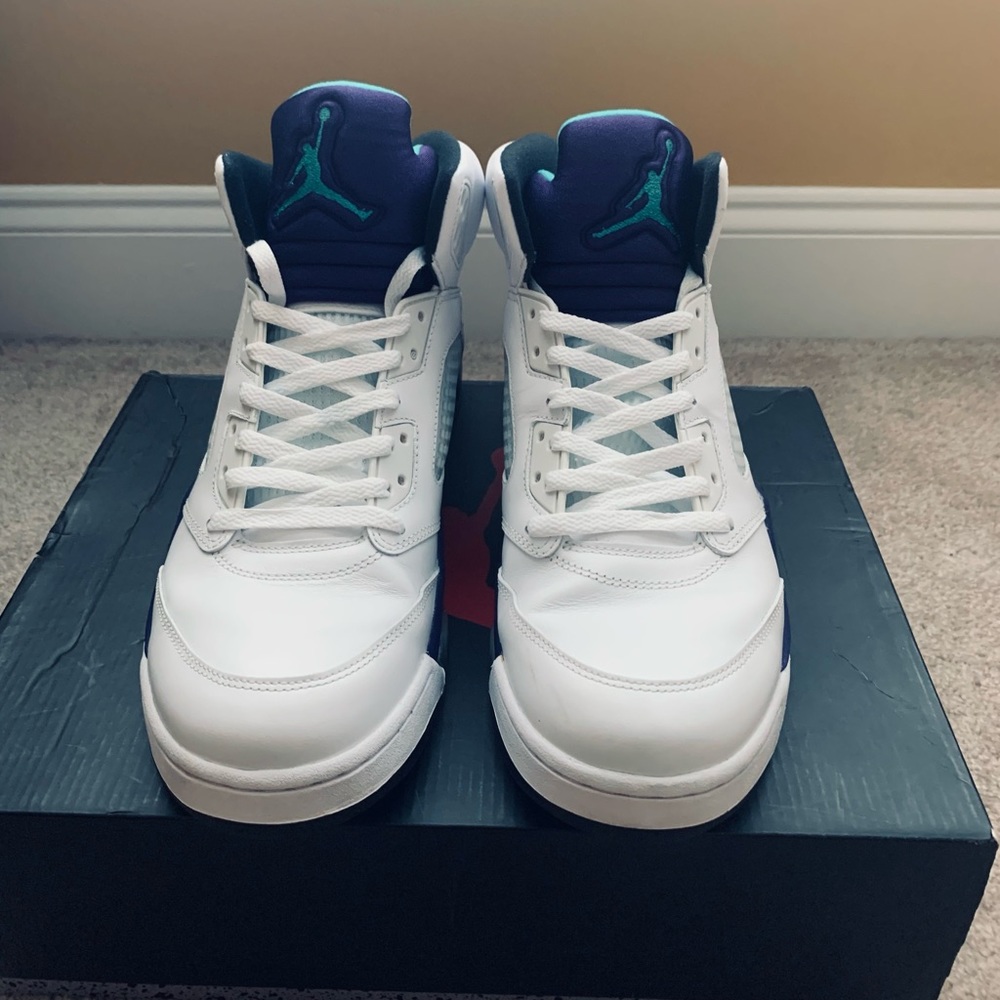 Air Jordan 5 Retro White Grape